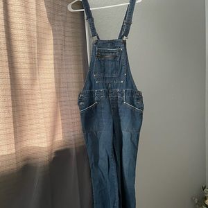 Wide leg overalls